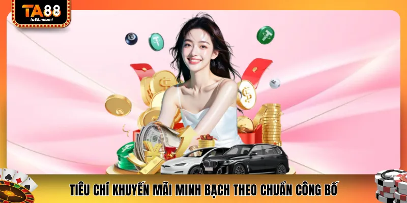 Tiêu chí khuyến mãi minh bạch theo chuẩn công bố